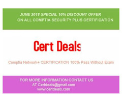 Comptia Network+ CERTIFICATION 100% pass without exam 
