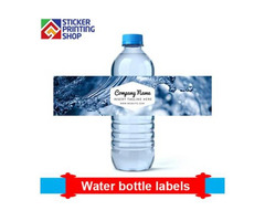 Water Bottle labels that are perfectly printing