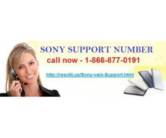 Quick support at 1-866-877-0191 Sony Support Number