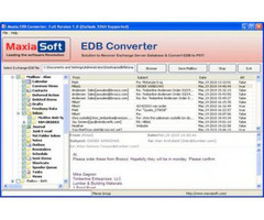 EDB File Conversion