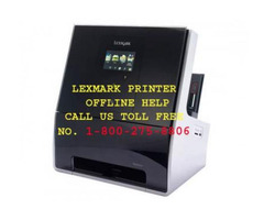 1-800-275-8806  CALL US  LEXMARK PRINTER OFFLINE HELP