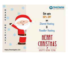 Happy Holidays - Get upto 50% off on hosting!