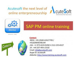 SAP PM Training by AcuteSoft with 10+ years SMEs.
