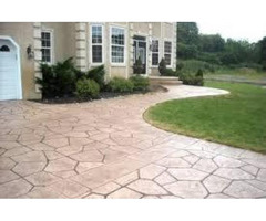 colored stamped concrete Collin