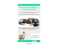 Removalists Melbourne Northern Suburbs