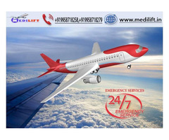 Book Trusted Air Ambulance Service in Dibrugarh with ICU