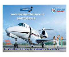 Get Cheerful Patient Shifting Indore by Sky Air Ambulance