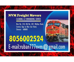 Chennai Freight Movers Rs 7/-  per KG