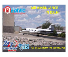Book Incredible Medical Facilities Air Ambulance from Delhi
