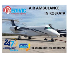 Get Most Valuable and Secure Air Ambulance from Kolkata