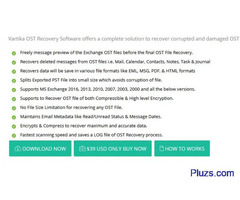 Vartika Outlook OST to PST Converter Tool
