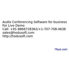 Audio Conferencing Software in USA | hodusoft