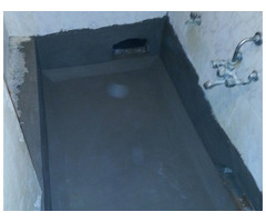 Waterproofing solution for bathrooms