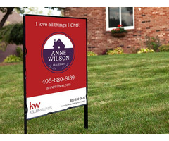 High-quality custom real estate sign in San Bernardino, CA
