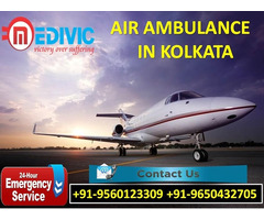 Quick Shifting by Medivic Air Ambulance Service in Kolkata