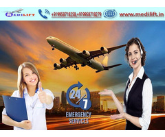Avail ICU Facility Air Ambulance Service in Nagpur