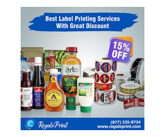 Best Label Printing Services with Great Discount