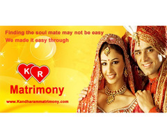 Find lakhs of Brides and Grooms on kandharammatrimony