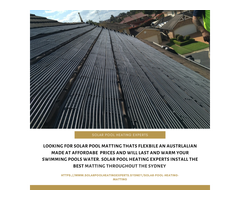 Solar Pool Heating Matting
