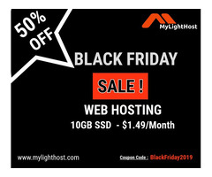Mylighthost Black Friday Sale is live now!