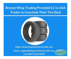 BWT Provided LC to USA Trader to Conclude Their Tire Deal