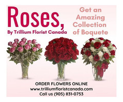 Roses Bouquet in Toronto by Trillium Florist Canada
