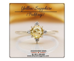 Buy Yellow Sapphire Gemstone Pukhraj Online
