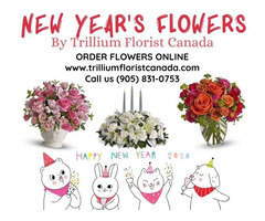 New Year's Flowers 2020 by Trillium Florist Canada