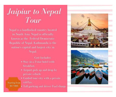 Jaipur to Nepal Tour Packages